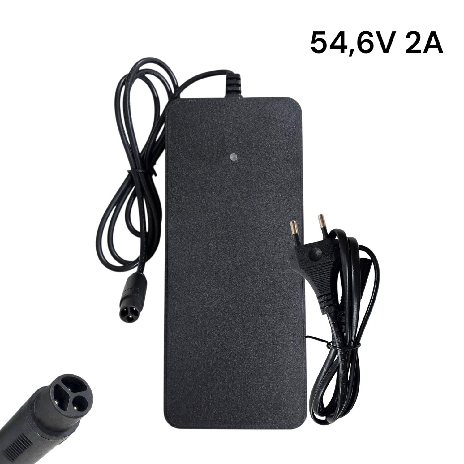 Oplader 54,6V 2A til KuKirin G2 Pro DGT VMP & Engwe L20