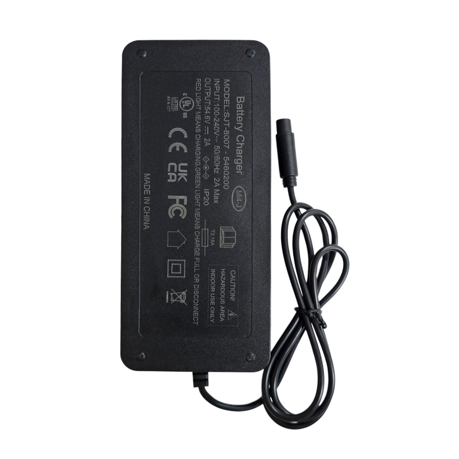 Oplader 54,6V 2A til KuKirin G2 Pro DGT VMP & Engwe L20 - Billede 2