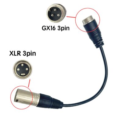 Adapterkabel GX16 til XLR 3-pin