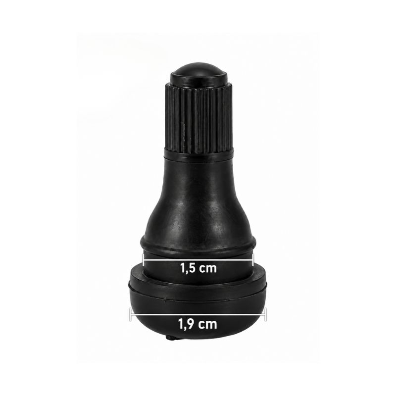 Tubelessventil til el-løbehjul 15mm lige